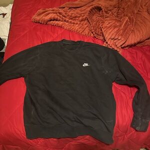 Vintage Black Nike Crewneck Sweatshirt